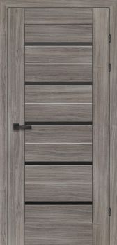 Міжкімнатні двері Брама 19.32 скло сатин/бронза/чорне