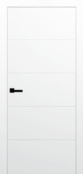 Міжкімнатні двері Брама 7.02 глухі, УФ-фарба, з фрезеруванням