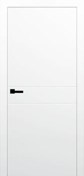 Міжкімнатні двері Брама 7.07 глухі, УФ-фарба, з фрезеруванням