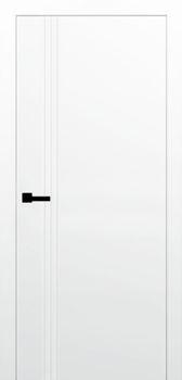 Міжкімнатні двері Брама 7.10 глухі, УФ-фарба, з фрезеруванням, інсайд/назовні