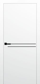 Міжкімнатні двері Брама 7.21 глухі, УФ-фарба, з молдингом