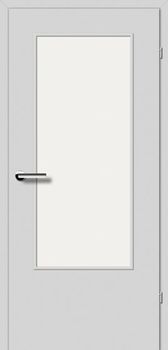 Міжкімнатні двері Брама пожежостійкі скло сатин 20.3 EI30, декор: Сірий