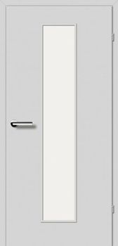Міжкімнатні двері Брама пожежостійкі скло сатин 20.4 EI30, декор: Сірий