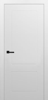 Міжкімнатні двері Брама УФ-фарба з фрезеруванням 7.05, декор: Біла фарба