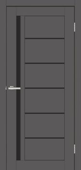 Міжкімнатні двері Europe Doors Англія скло сатин/чорне