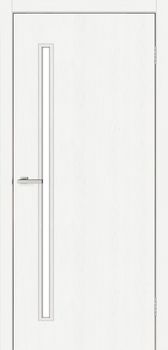 Міжкімнатні двері Europe Doors Естонія скло сатин/чорне