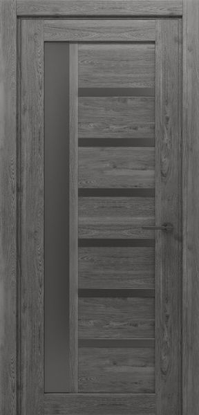 Дуб шато, чорне скло