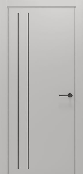 Білий матовий з чорним молдингом