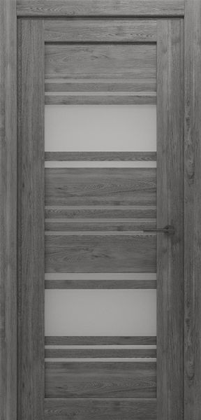 Дуб шато, скло сатин