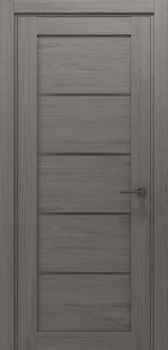 Міжкімнатні двері Gorgania Магура скло сатин/чорне