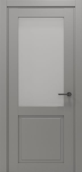 Сірий матовий, скло сатин