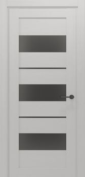 Міжкімнатні двері Gorgania Стіг скло сатин/чорне