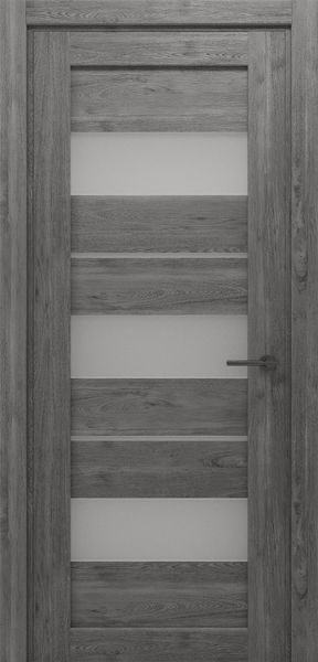 Дуб шато, скло сатин