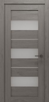 Міжкімнатні двері Gorgania Стіг скло сатин/чорне