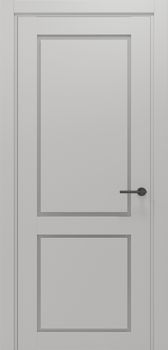 Міжкімнатні двері Gorgania Яворина+ скло сатин/чорне