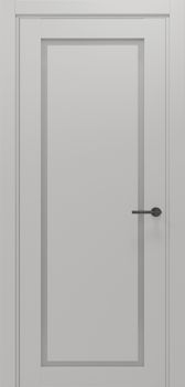 Міжкімнатні двері Gorgania Яворина скло сатин/чорне