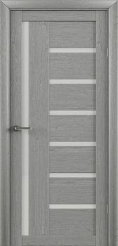 Міжкімнатні двері Luxdoors Б'янка скло сатин/чорне