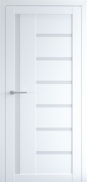 Білий vinyl, скло сатин