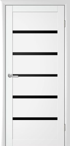 Білий vinyl, чорне скло