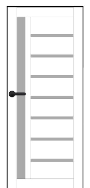 Білий оксамит, скло сатин