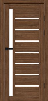 Міжкімнатні двері Максі MD-01 скло сатин/чорне