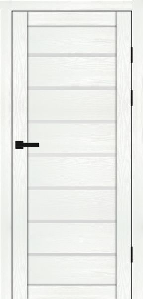 Біла структура, скло сатин