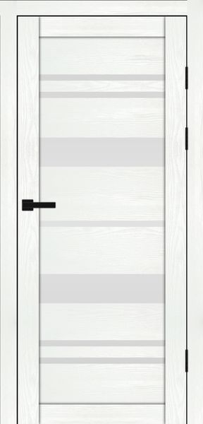 Біла структура, скло сатин