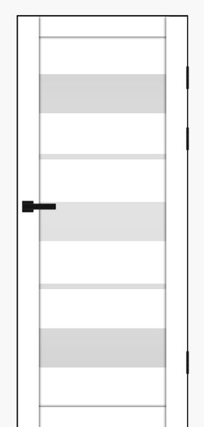 Білий оксамит, скло сатин