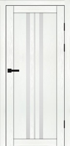 Біла структура, скло сатин