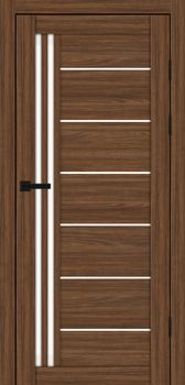 Міжкімнатні двері Максі MD-14 скло сатин/чорне