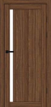 Міжкімнатні двері Максі MD-24 скло сатин/чорне