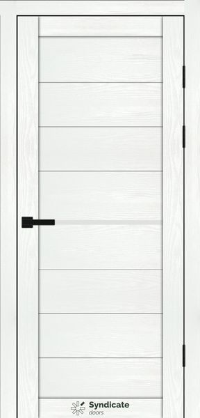 Біла структура, скло сатин