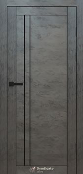 Міжкімнатні двері Максі MD-41 чорне скло