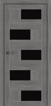 Міжкімнатні двері MS Doors Гавана скло сатин/чорне