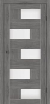 Міжкімнатні двері MS Doors Гавана скло сатин/чорне