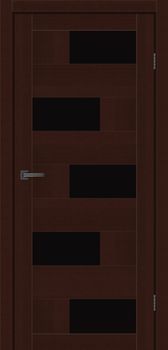 Міжкімнатні двері MS Doors Гавана скло сатин/чорне