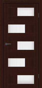 Міжкімнатні двері MS Doors Гавана скло сатин/чорне