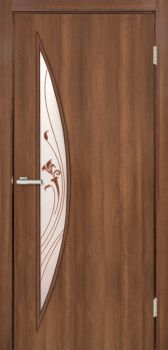 Міжкімнатні двері MS Doors Орландо скло сатин