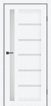 Міжкімнатні двері MS Doors Орлеан скло сатин/чорне