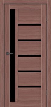 Міжкімнатні двері MS Doors Орлеан скло сатин/чорне