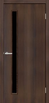 Міжкімнатні двері MS Doors Такома скло сатин/чорне