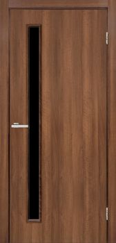 Міжкімнатні двері MS Doors Такома скло сатин/чорне