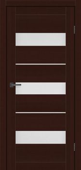 Міжкімнатні двері MS Doors Вегас скло сатин/чорне